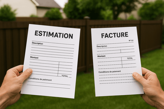 Estimation vs Facture : Quelle est la différence ?